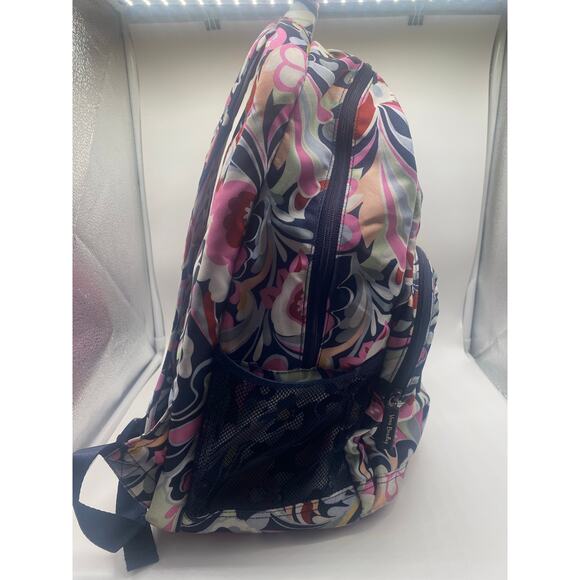 Vera Bradley Mod Paisley Pink Blue Lighten Up Essential Backpack School Travel main image 9